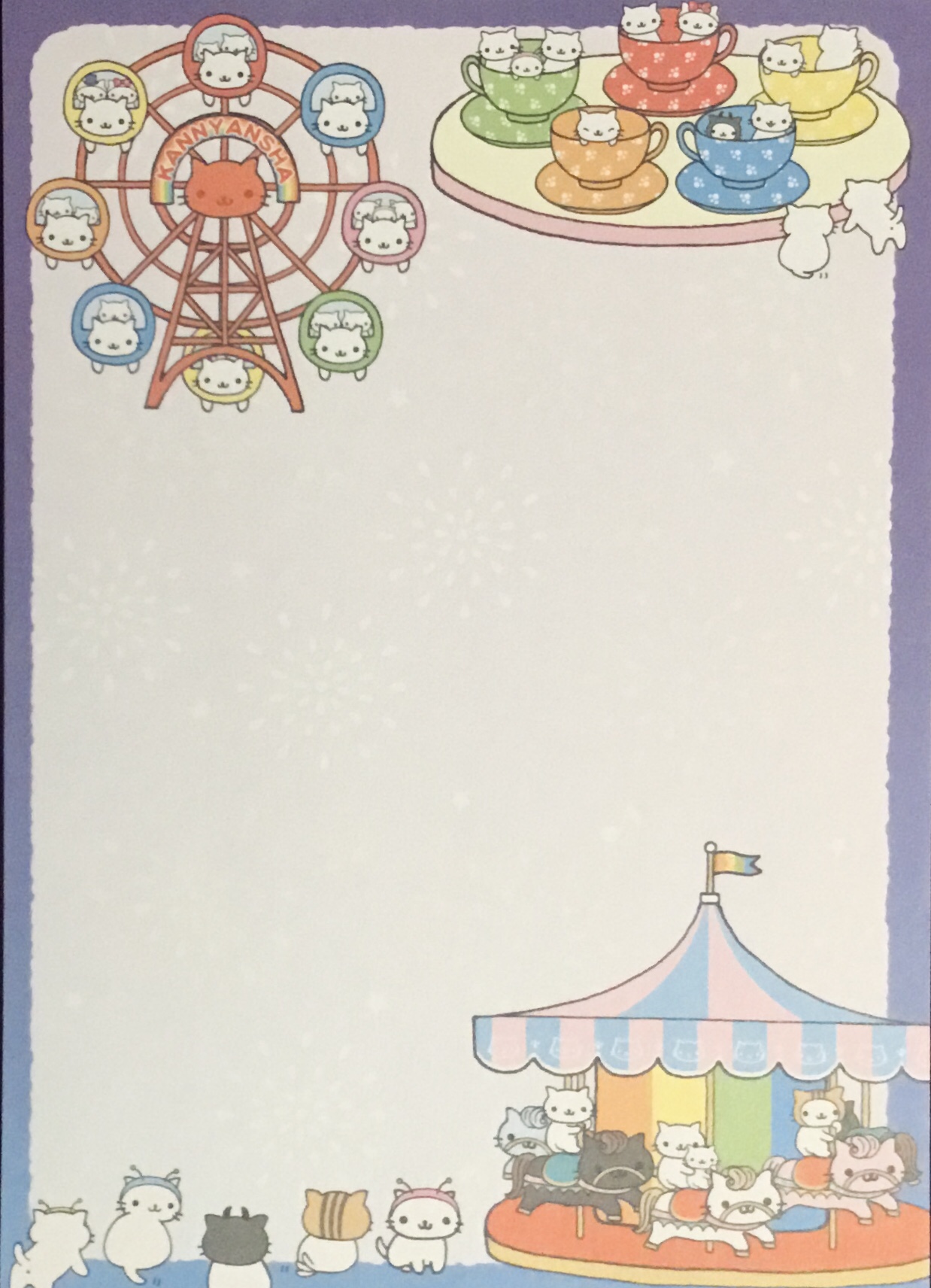 San-x: Nyan Nyan Nyanko Nyankoland Notepad (2007) – hello somebunny